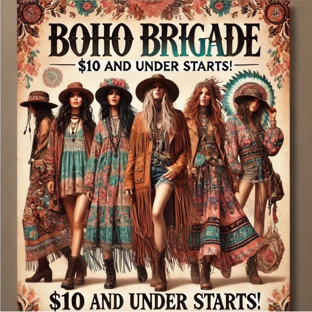 Next Live May 13th at 8.30 PST BOHO BRIGADE - Picture 7 of 16
